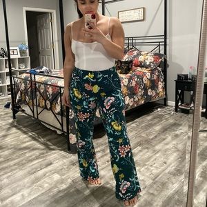 Floral Print Dress Pants